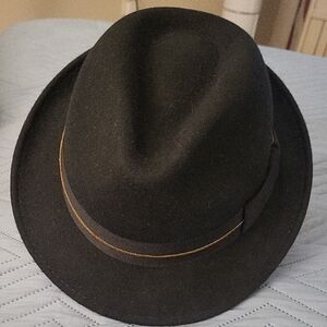 Classic Black Fedora Hat